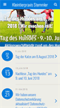 Mobile Screenshot of kleintierpraxis-stemmler.de